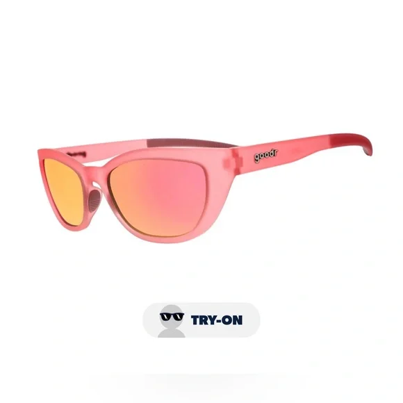 Goodr Sunglasses- "Zoomies in Blush" - Picture 3 of 4